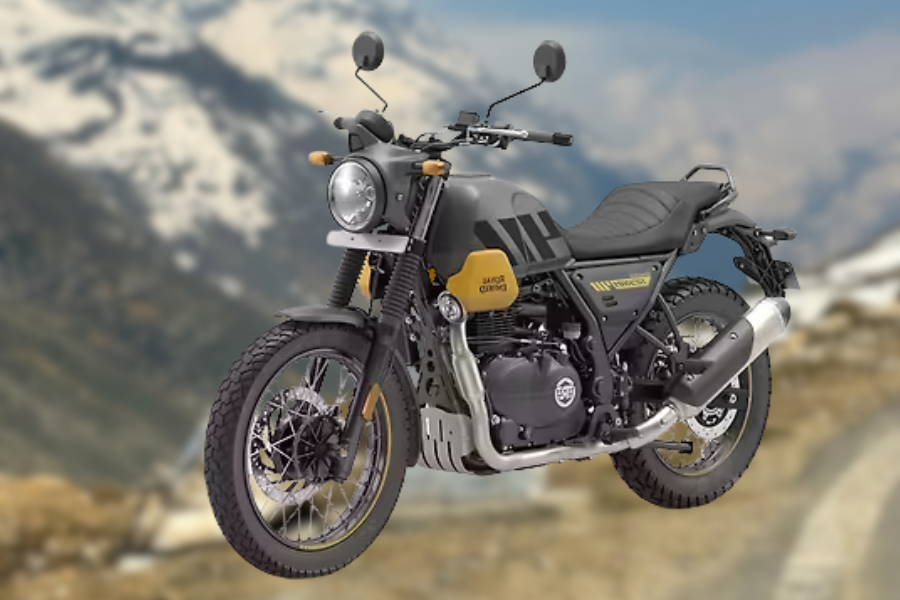 royal enfield scram 411 rental in delhi